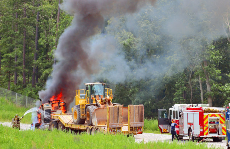 Truck fire
